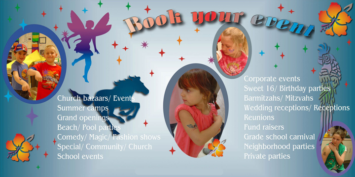 Book your temporary tattoos event. Do you want to add some extra fun to your 